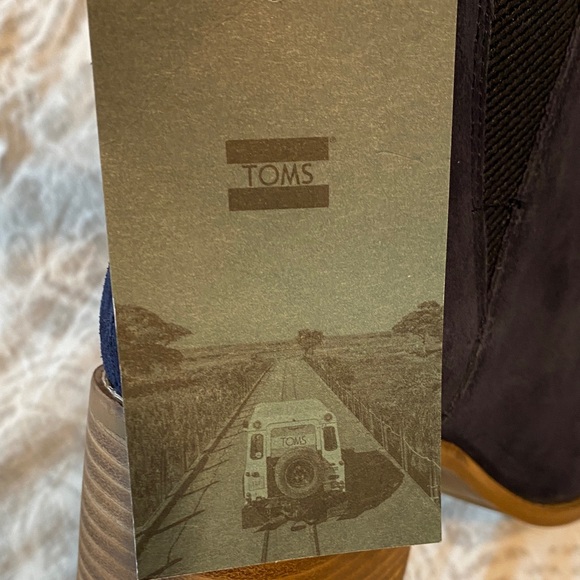 Toms Blue Ankle Boots - Picture 2 of 6